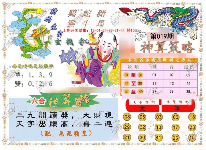2025019期神算策略