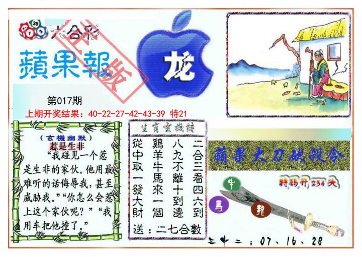 2025017期频果报