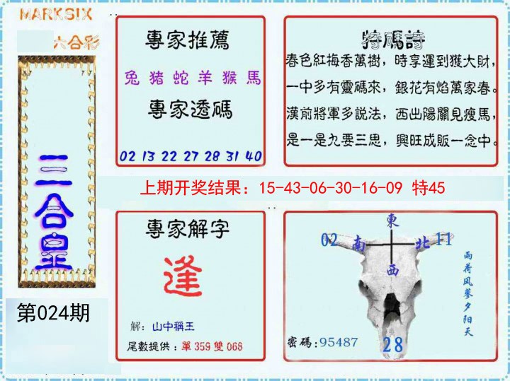 2025024期三合皇