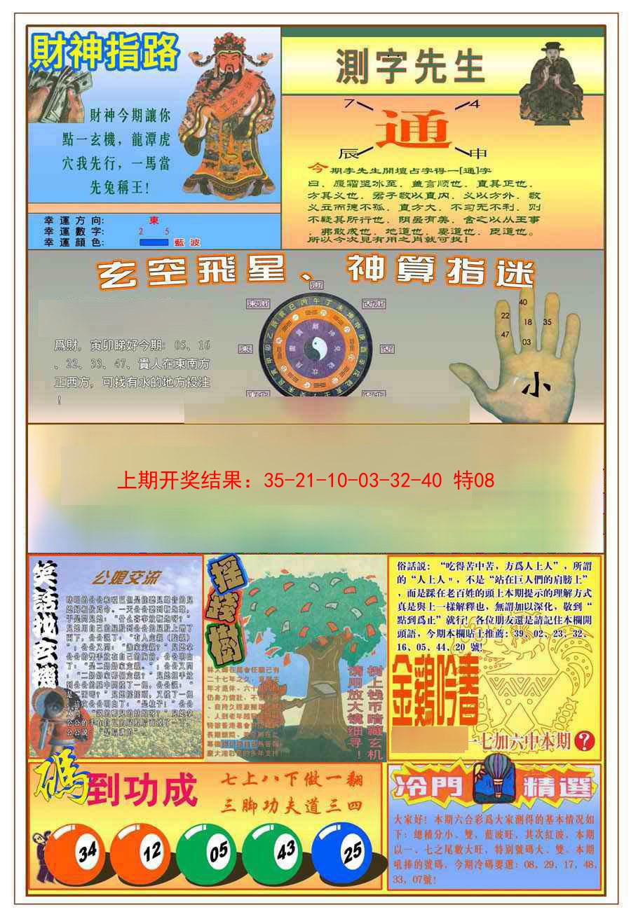 2025006期(新版)四柱预测B