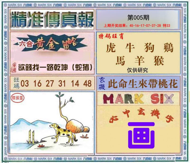 2025005期精准<傳真報>