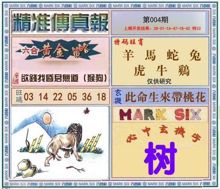 2025004期精准<傳真報>