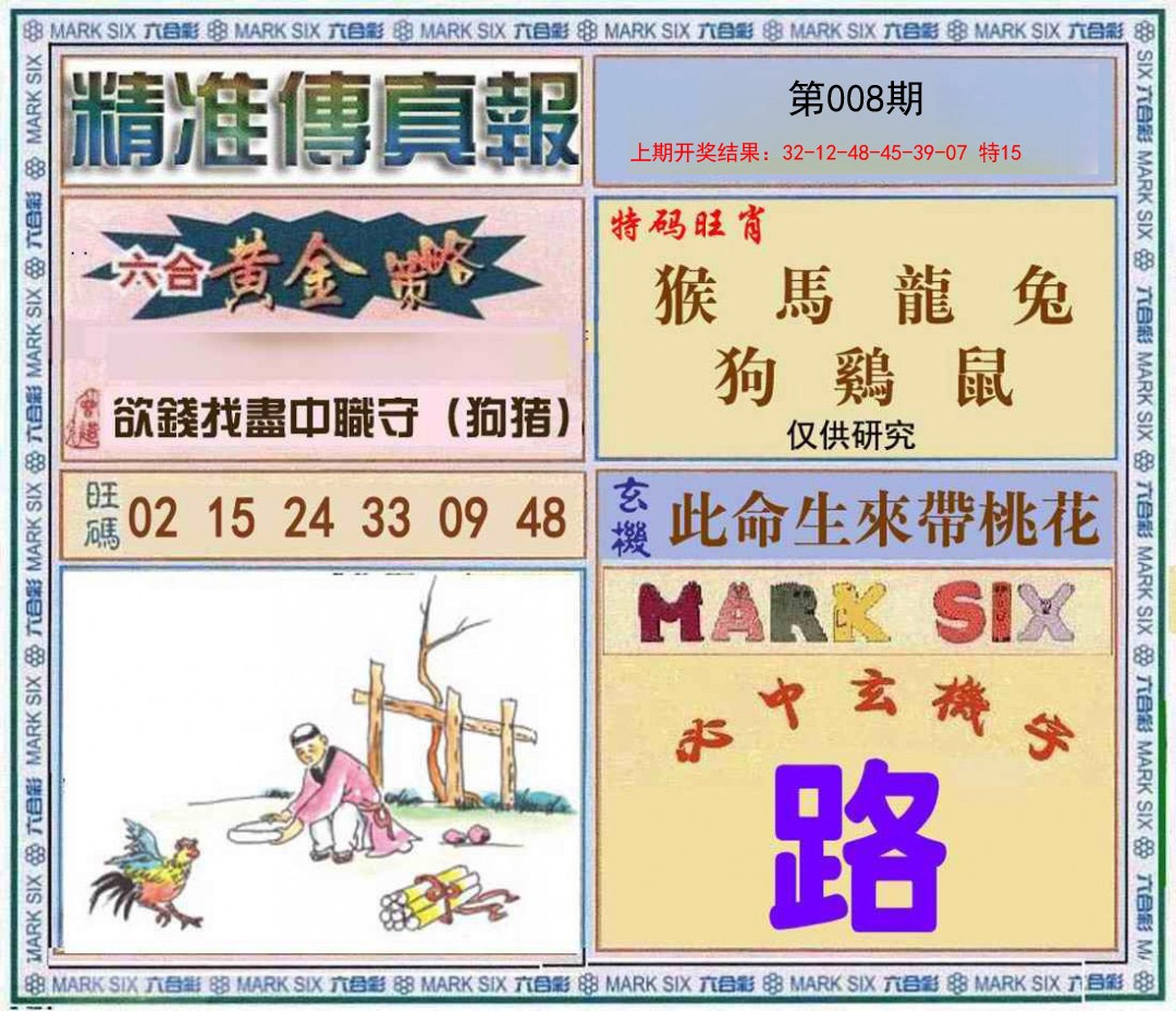 2025008期精准<傳真報>