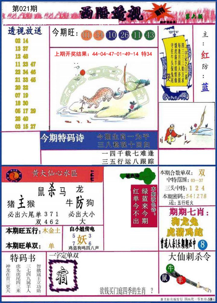 2025021期西陲透视