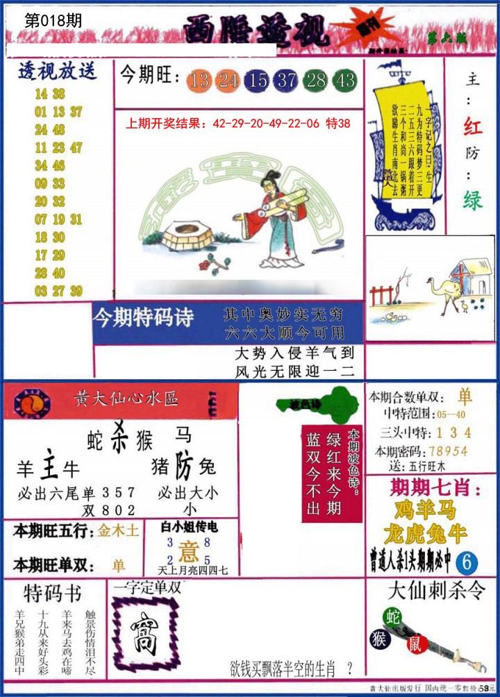 2025018期西陲透视