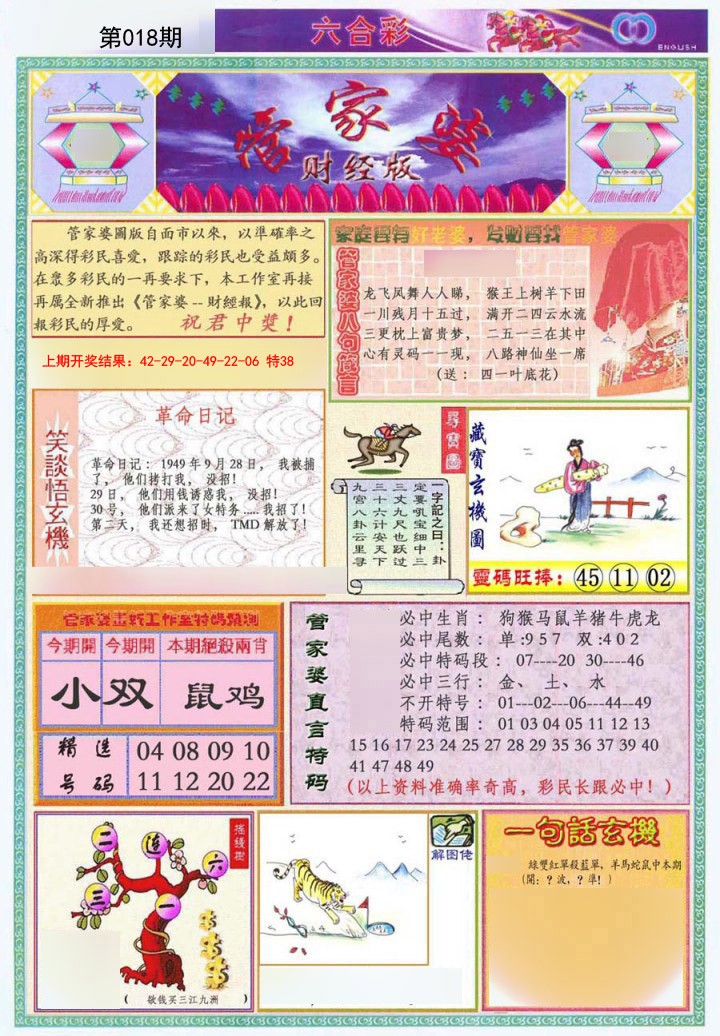 2025018期管家婆财经版