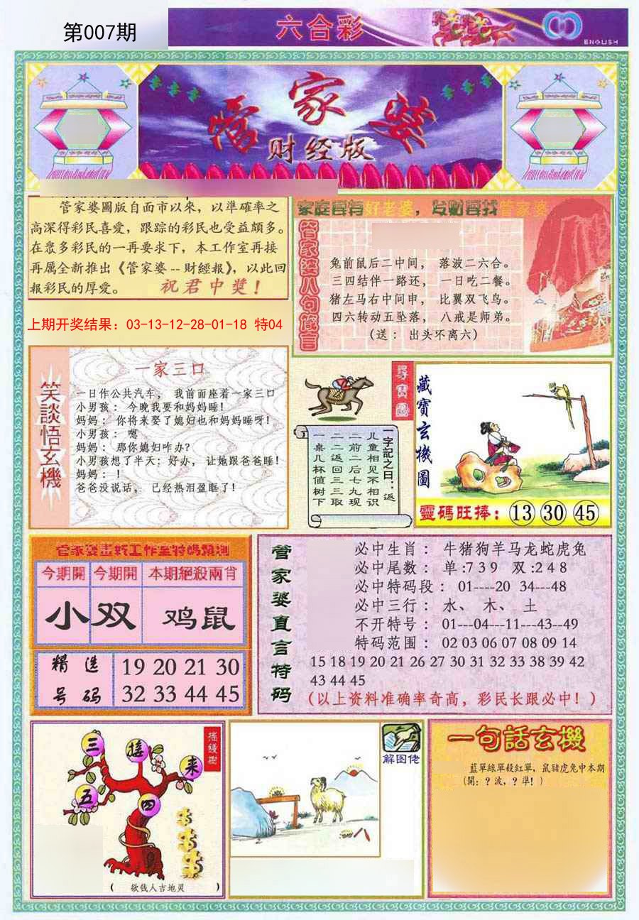 2025007期管家婆财经版