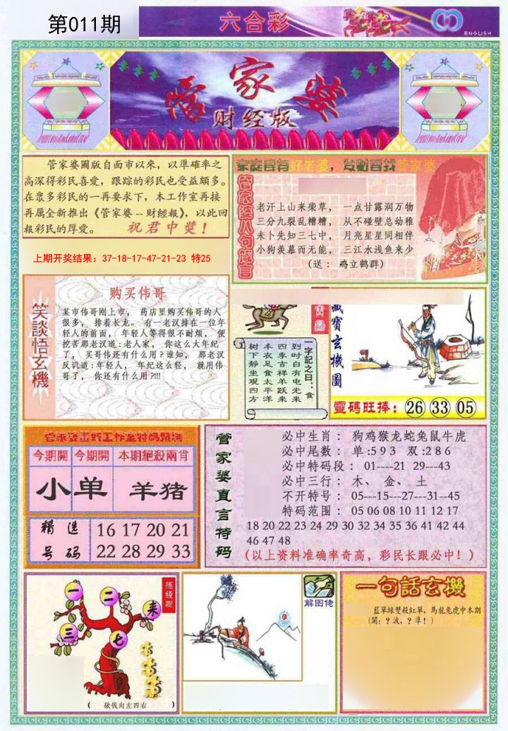2025011期管家婆财经版