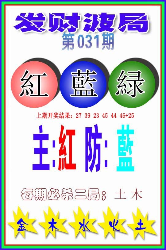 2025031期发财波局