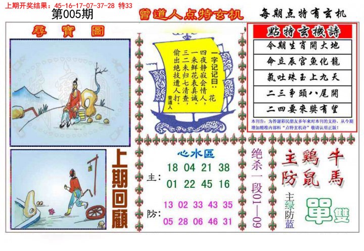 2025005期曾道人点特玄机