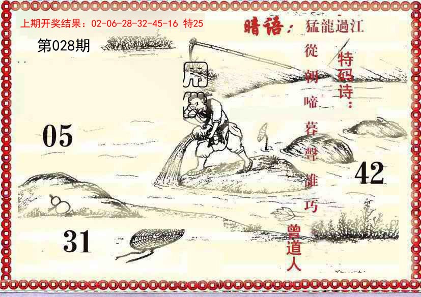 2025028期早开先生暗语