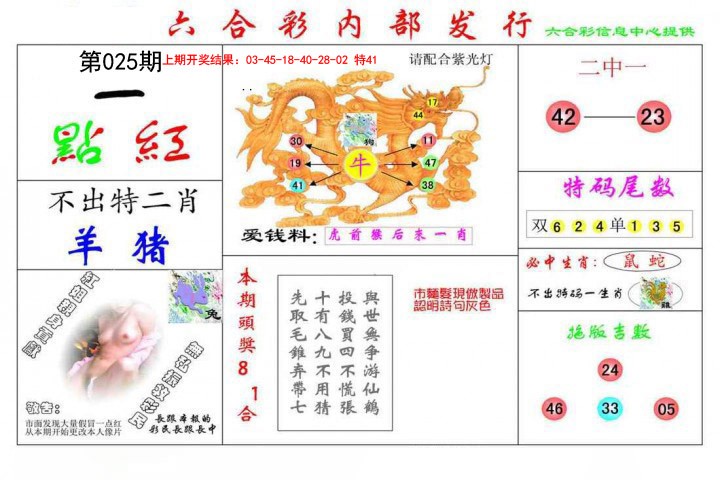 2025025期一点红