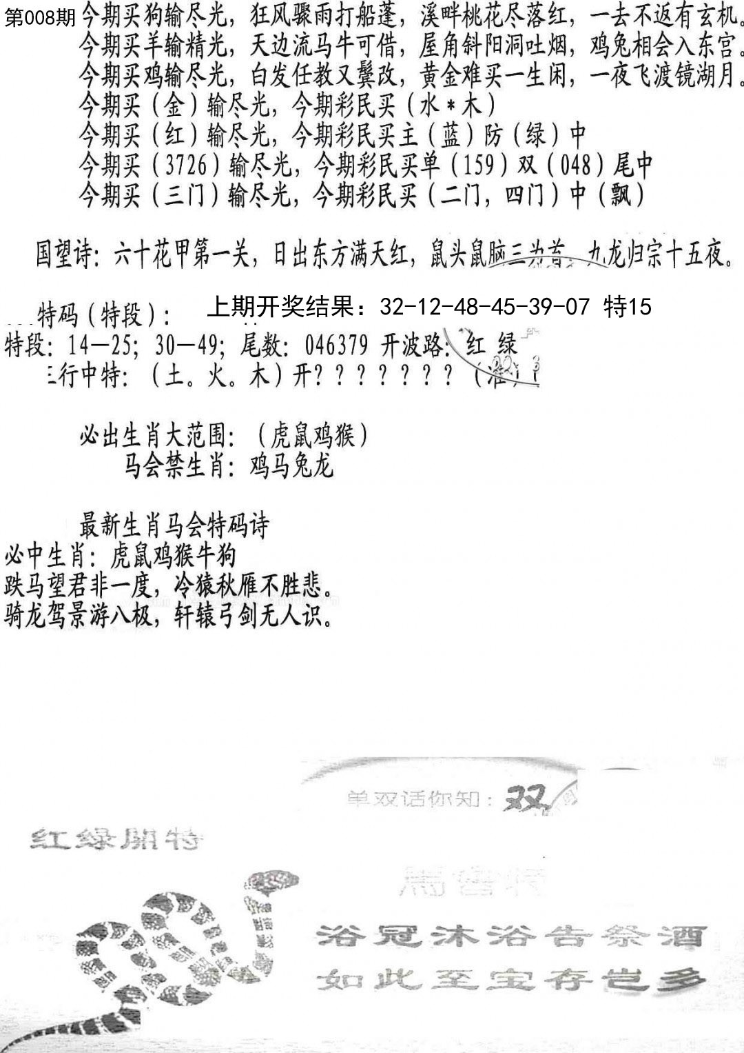 2025008期蛇报B