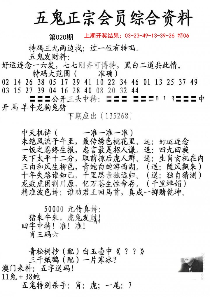 2025020期蛇报A