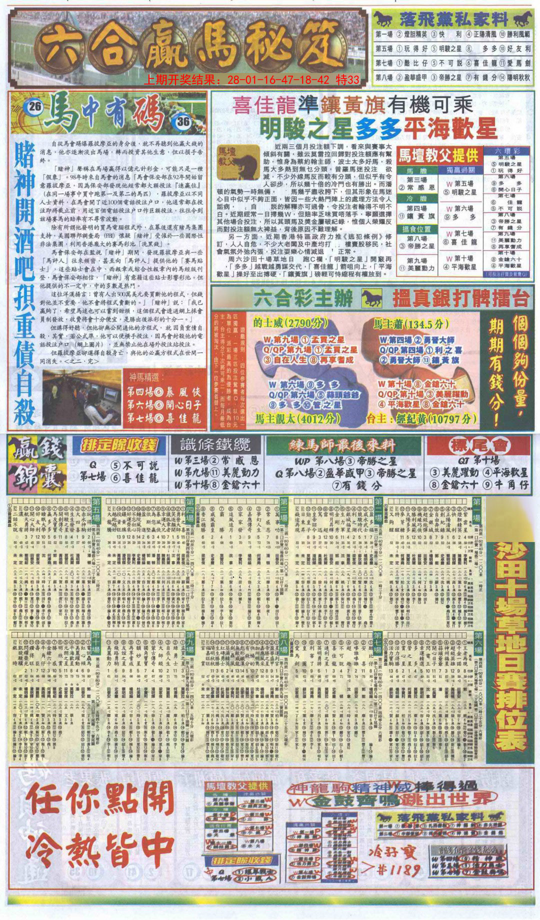 2025004期新报跑狗B