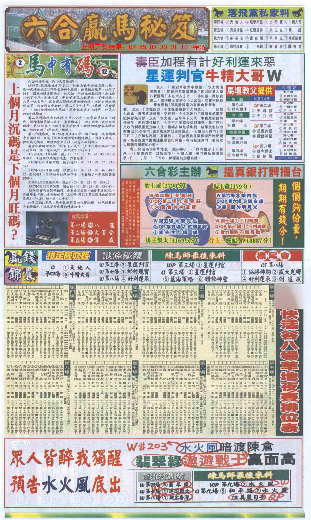 2025012期新报跑狗B