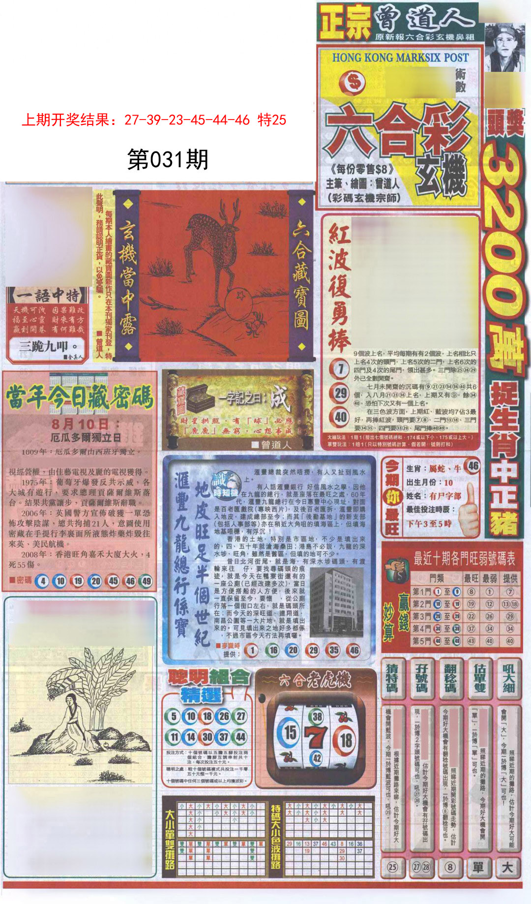 2025031期新报跑狗A