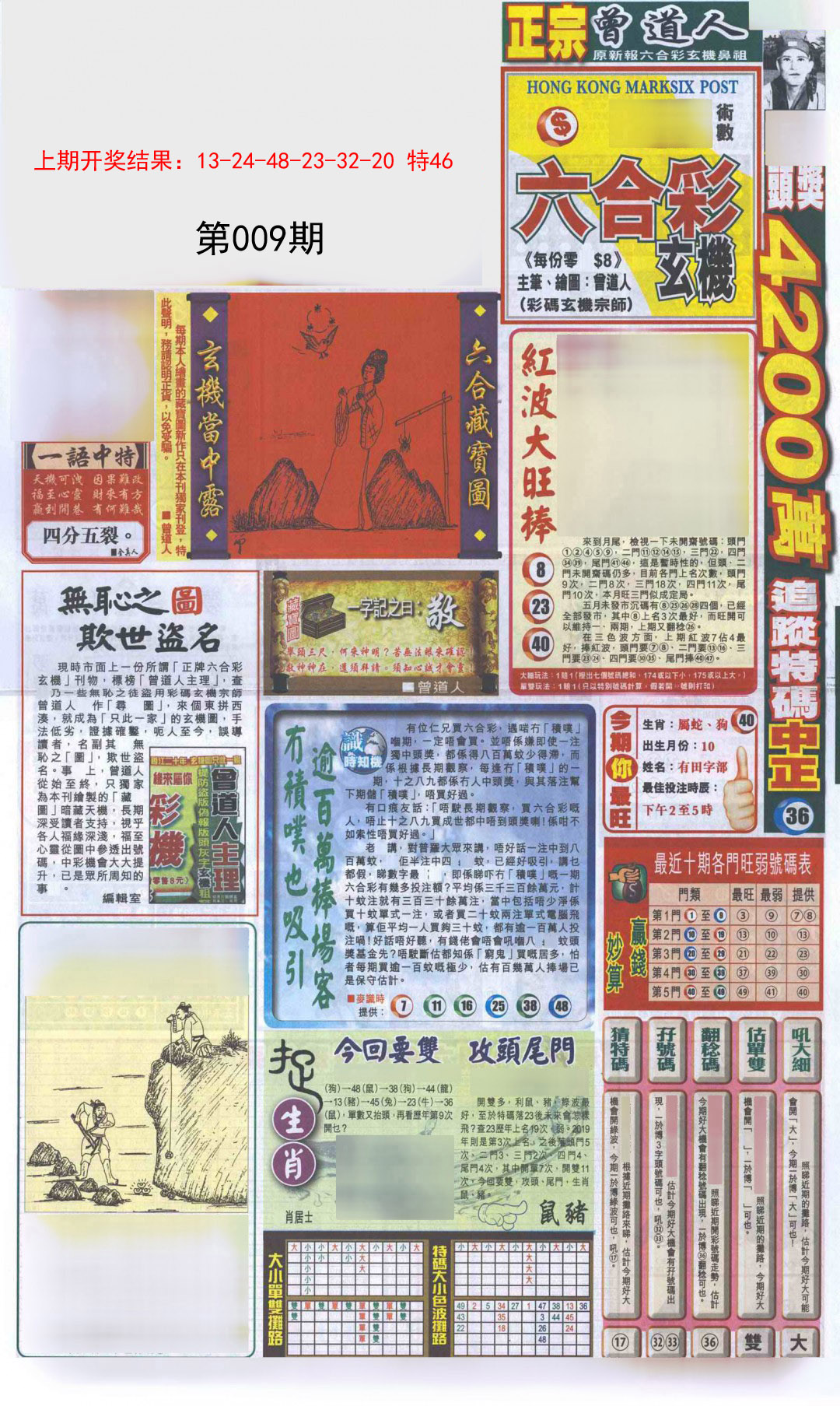 2025009期新报跑狗A