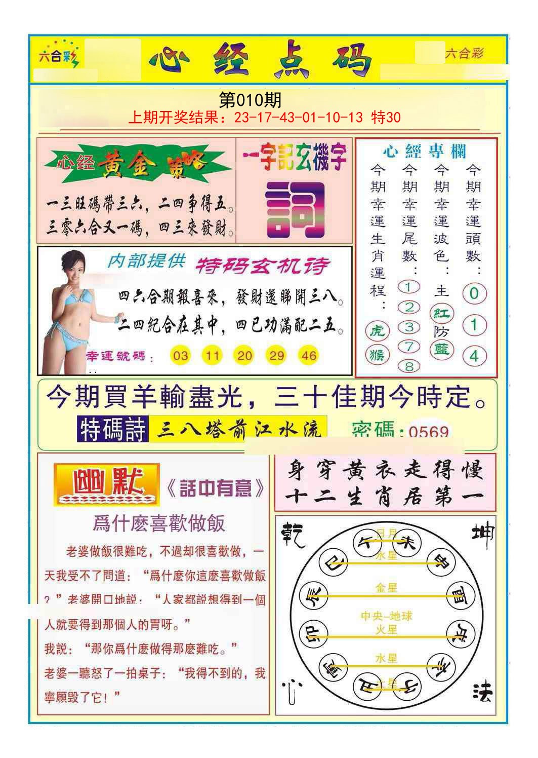 2025010期心经点码b