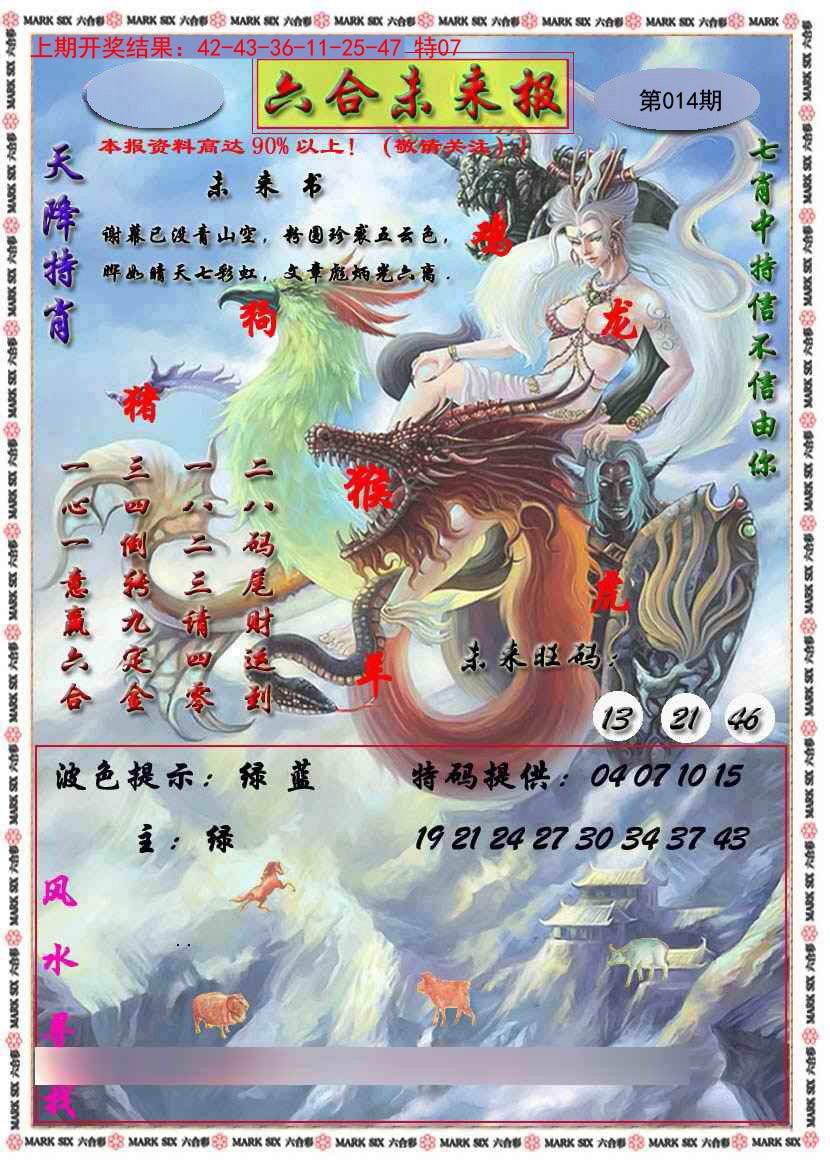 2025014期六合未来报