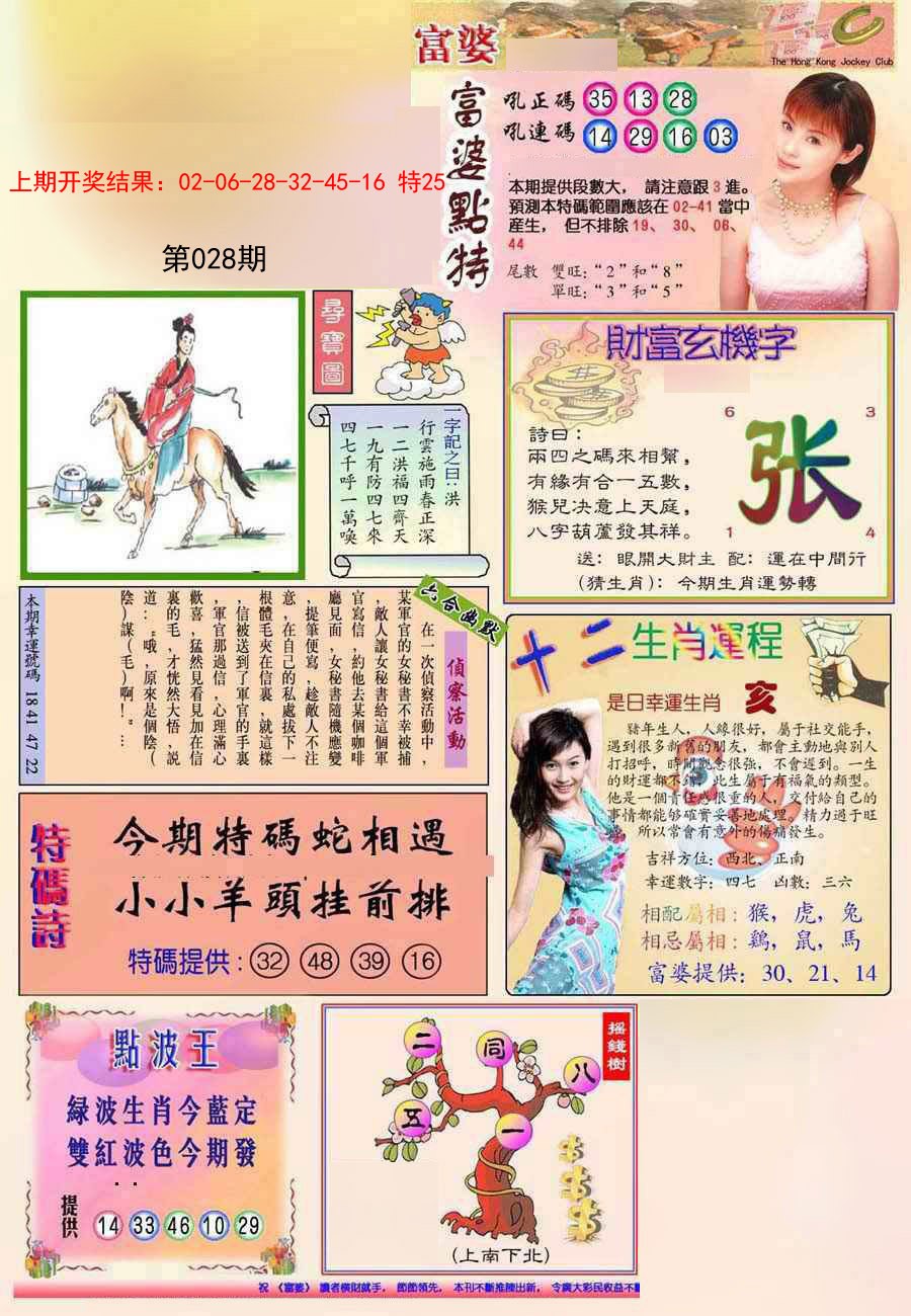 2025028期(新版)富婆