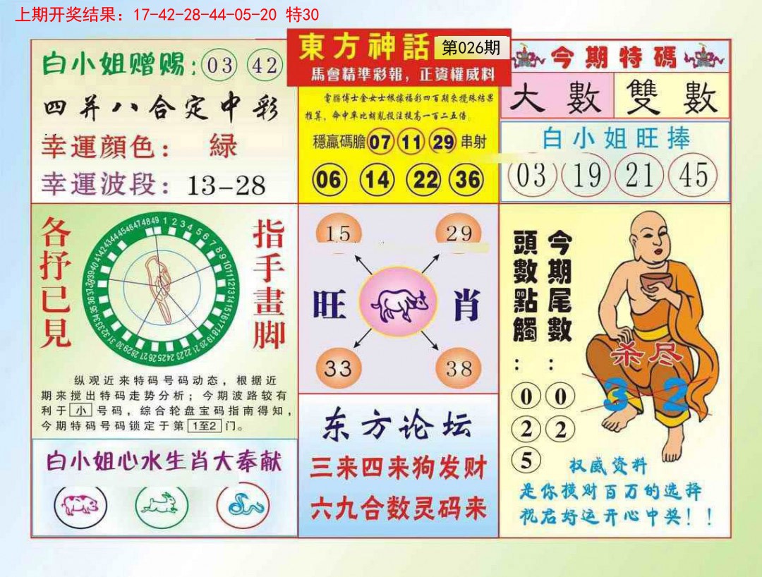 2025026期东方神话