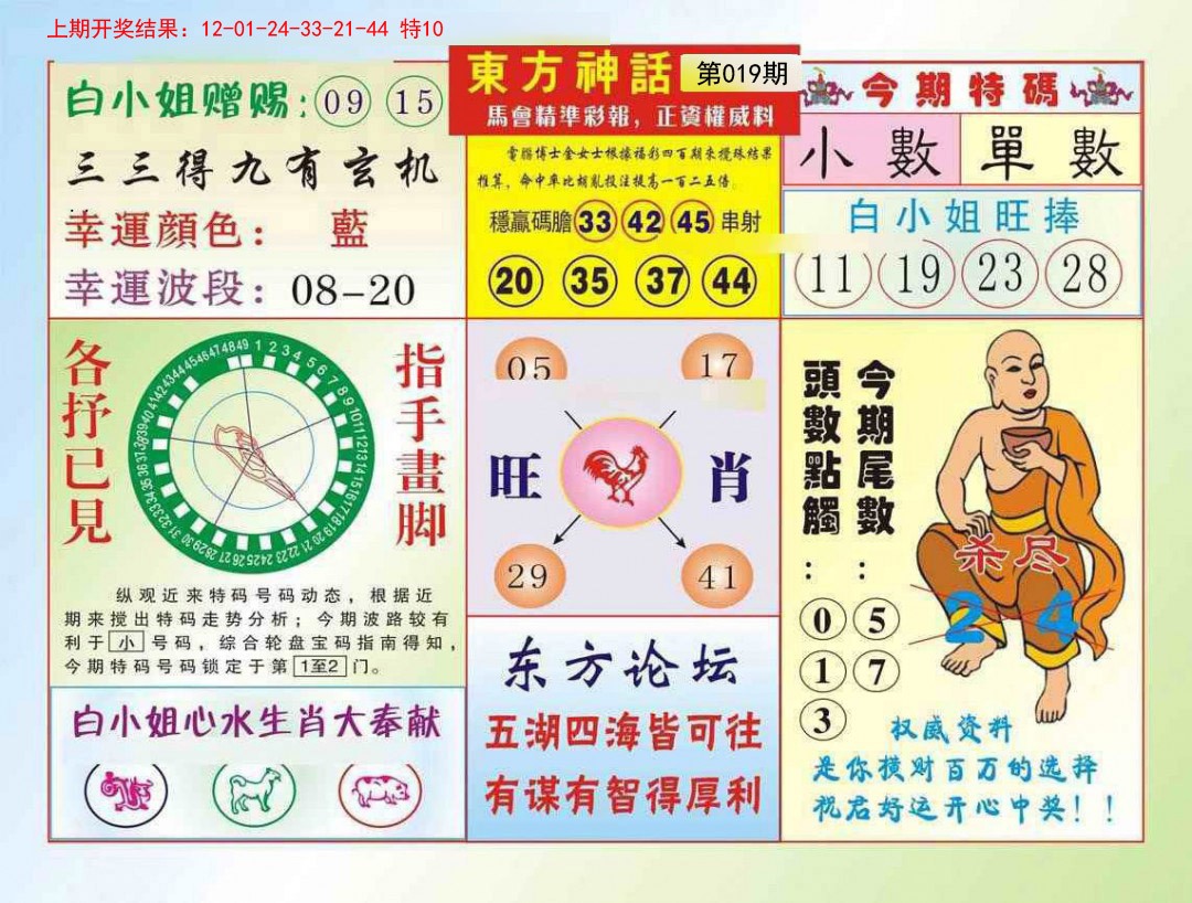 2025019期东方神话