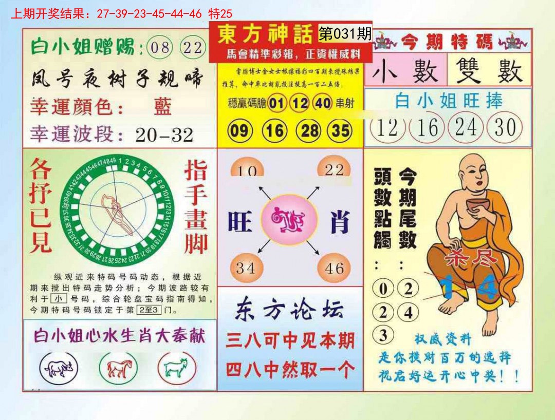 2025031期东方神话