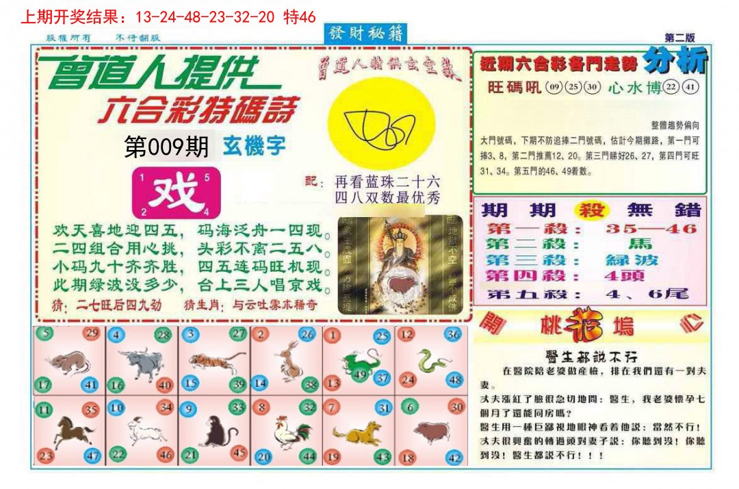 2025009期发财秘籍B