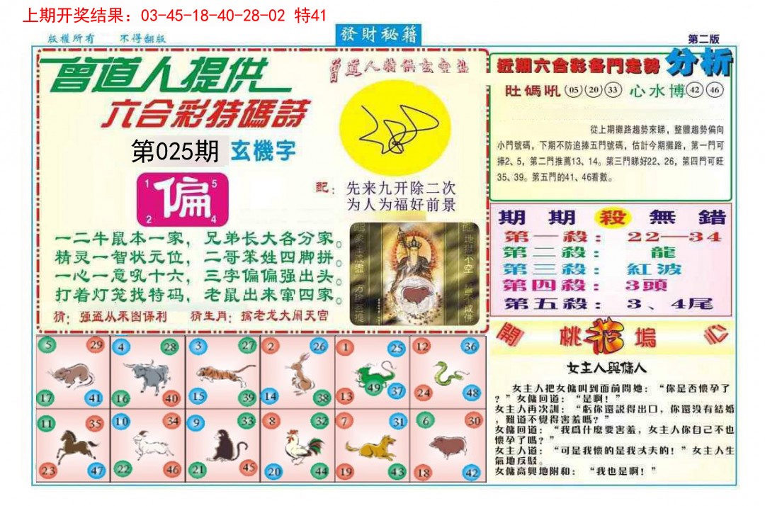 2025025期发财秘籍B