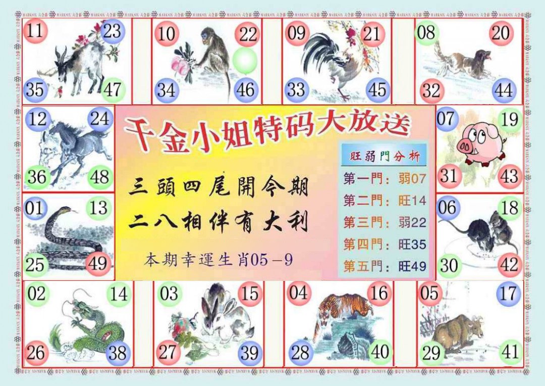 2025029期(新版)千金小姐B