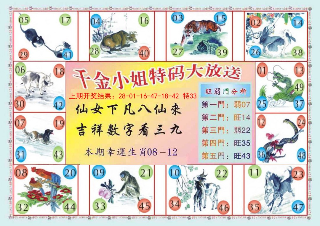 2025004期(新版)千金小姐B