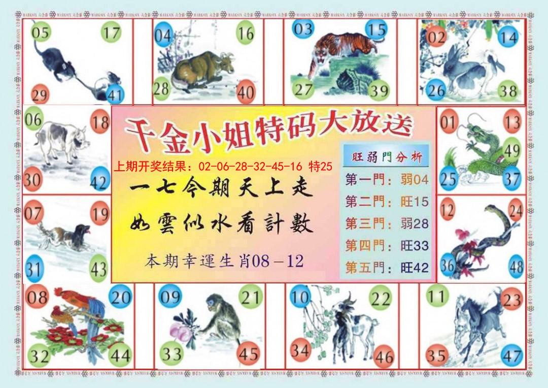 2025028期(新版)千金小姐B