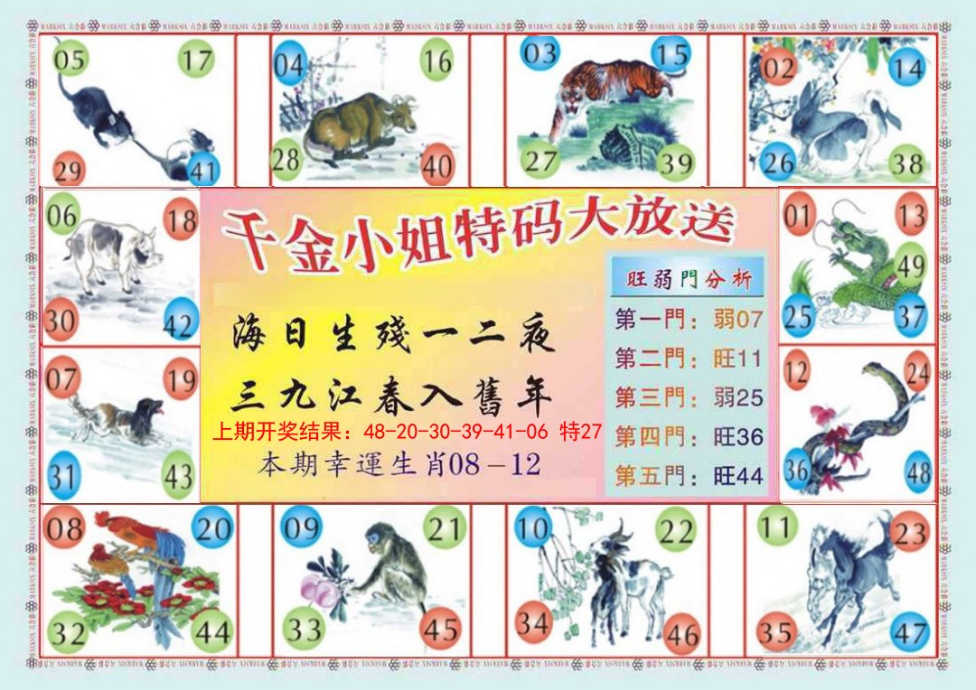 2025015期(新版)千金小姐B