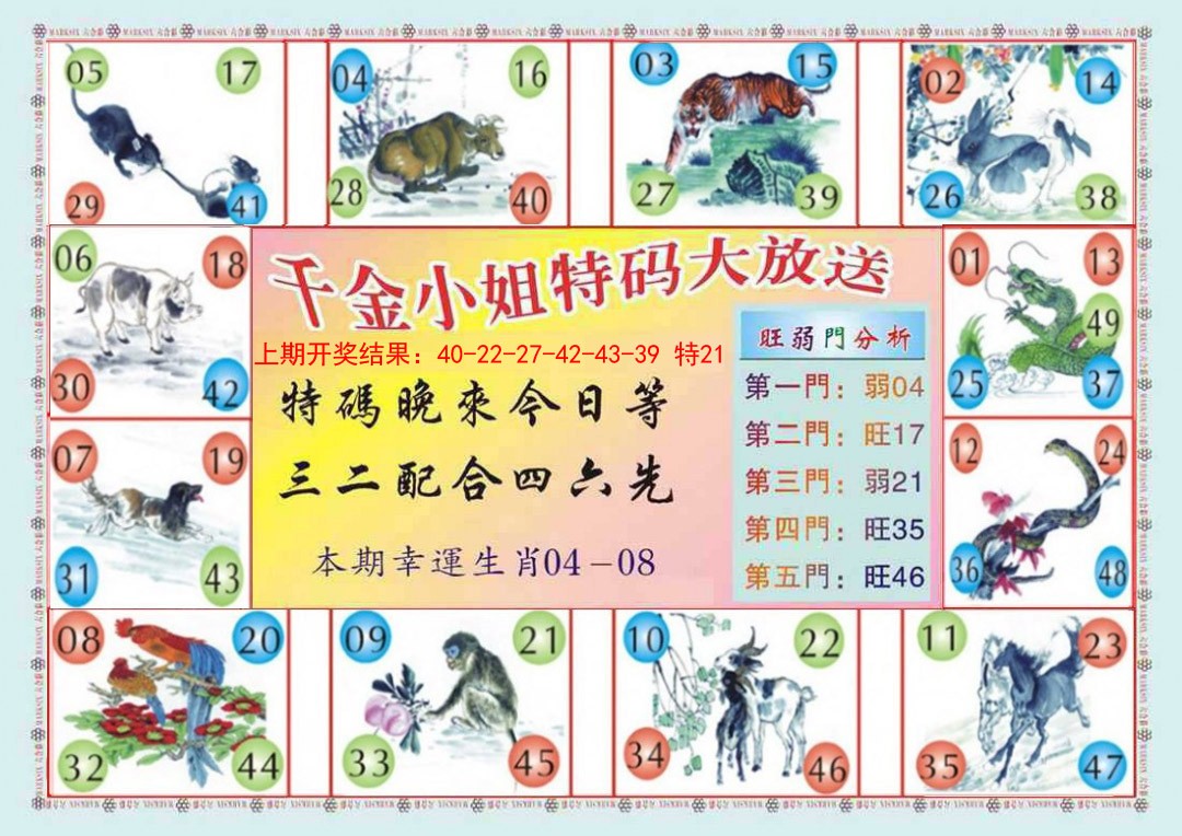 2025017期(新版)千金小姐B