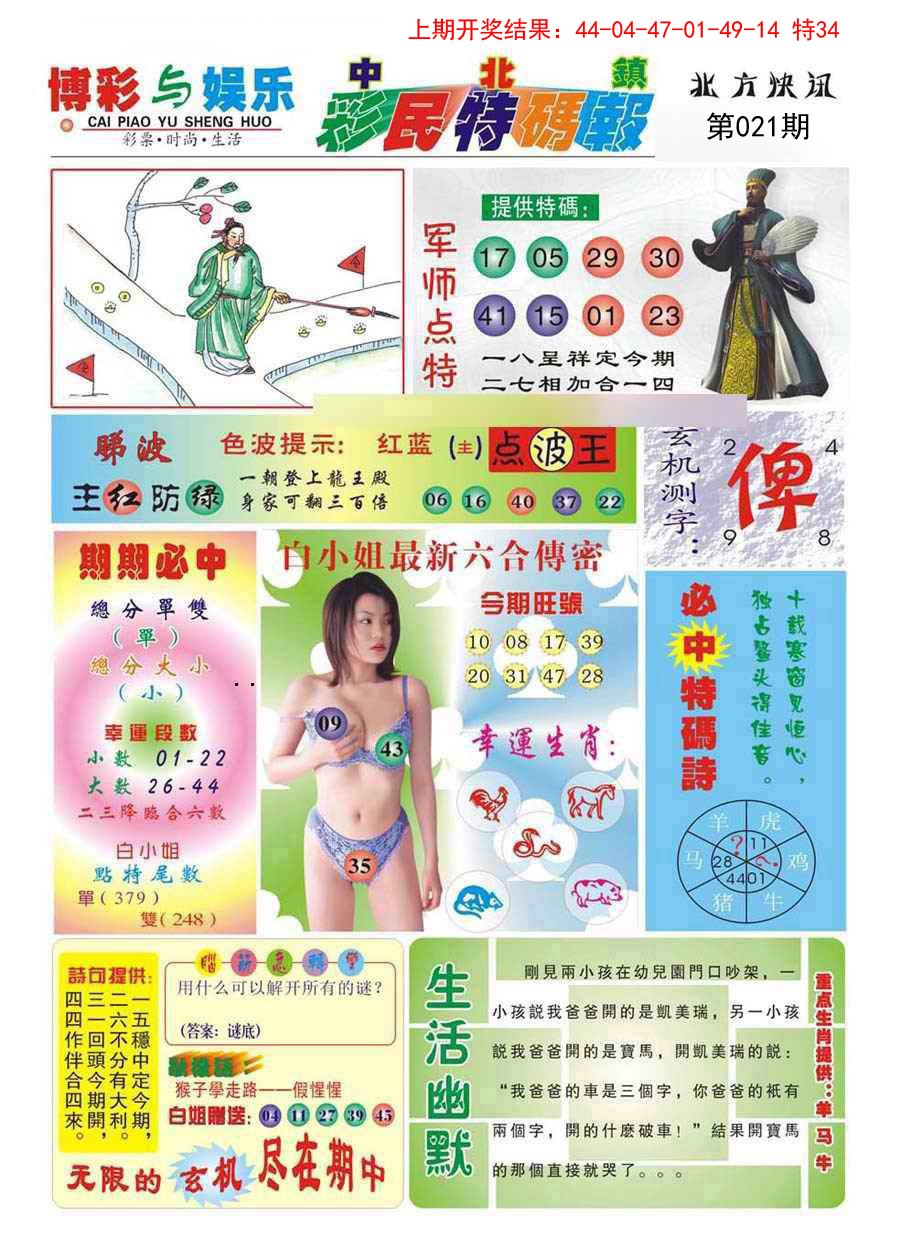 2025021期中北彩民特码报