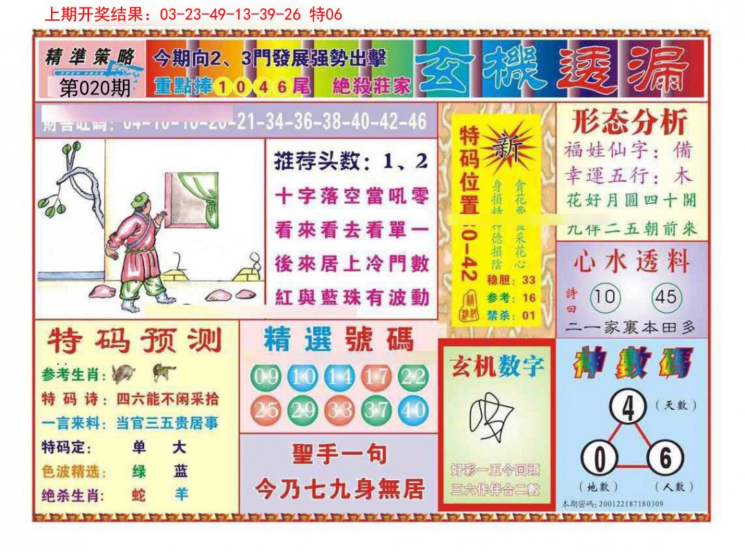 2025020期玄机透漏