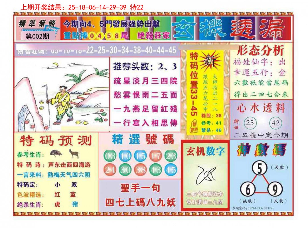 2025002期玄机透漏