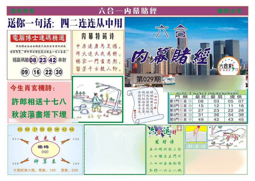 2025029期内幕赌经