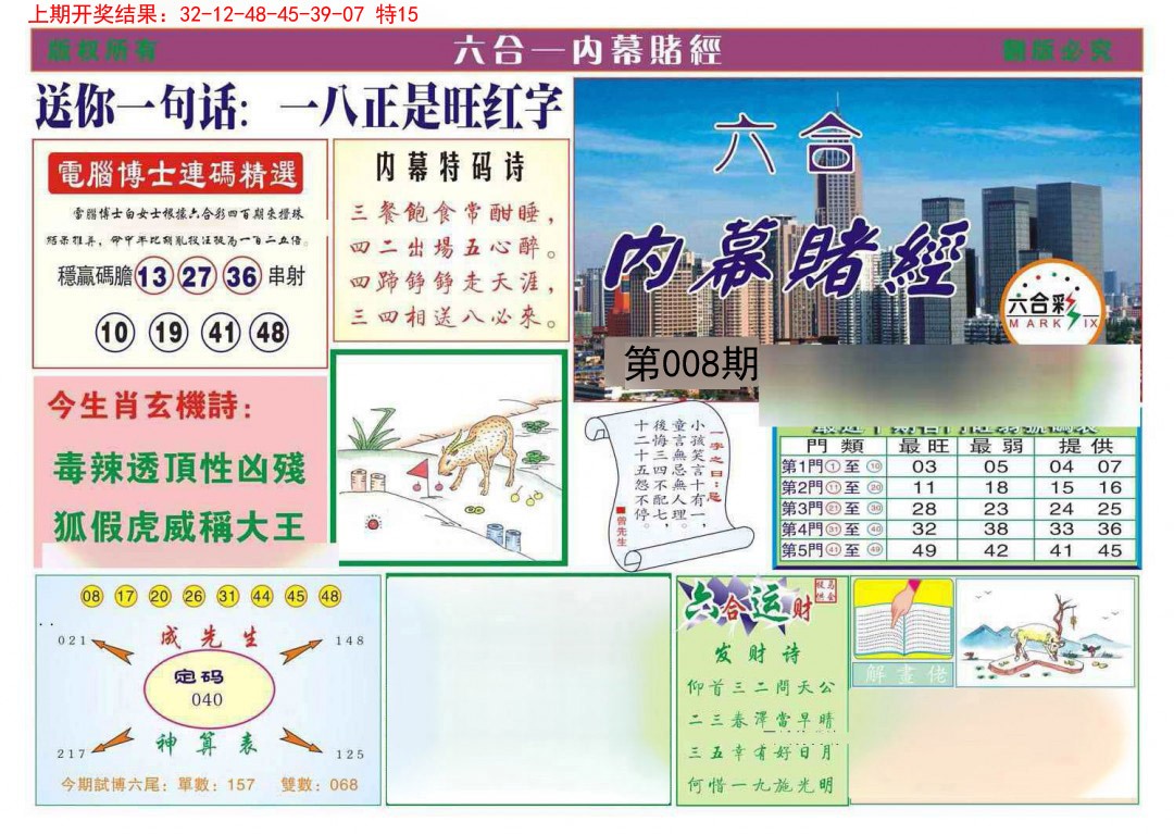 2025008期内幕赌经