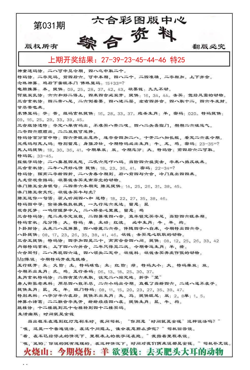 2025031期内部综合资料