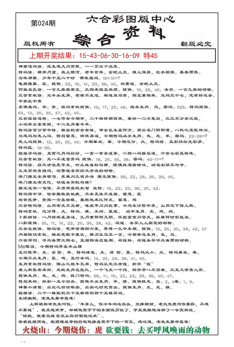 2025024期内部综合资料