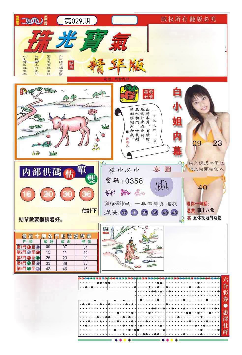 2025029期珠光宝气A