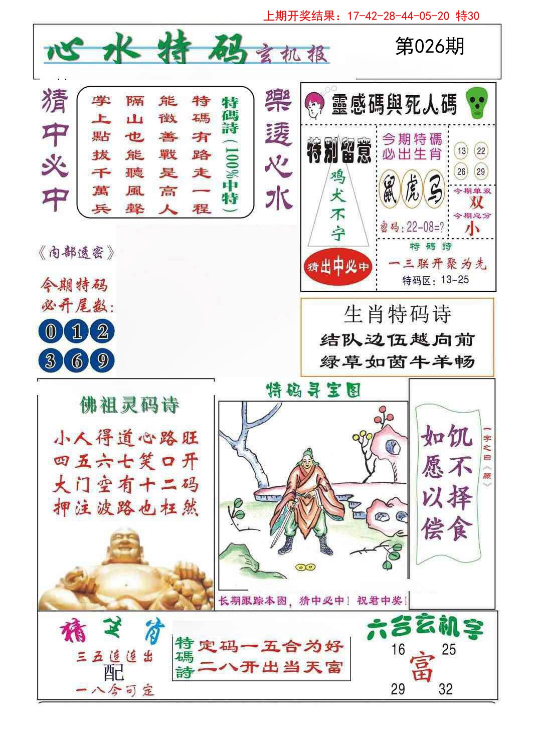 2025026期心水特码
