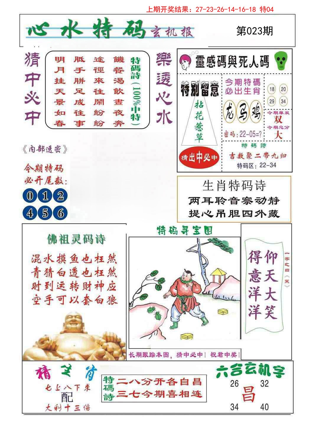 2025023期心水特码