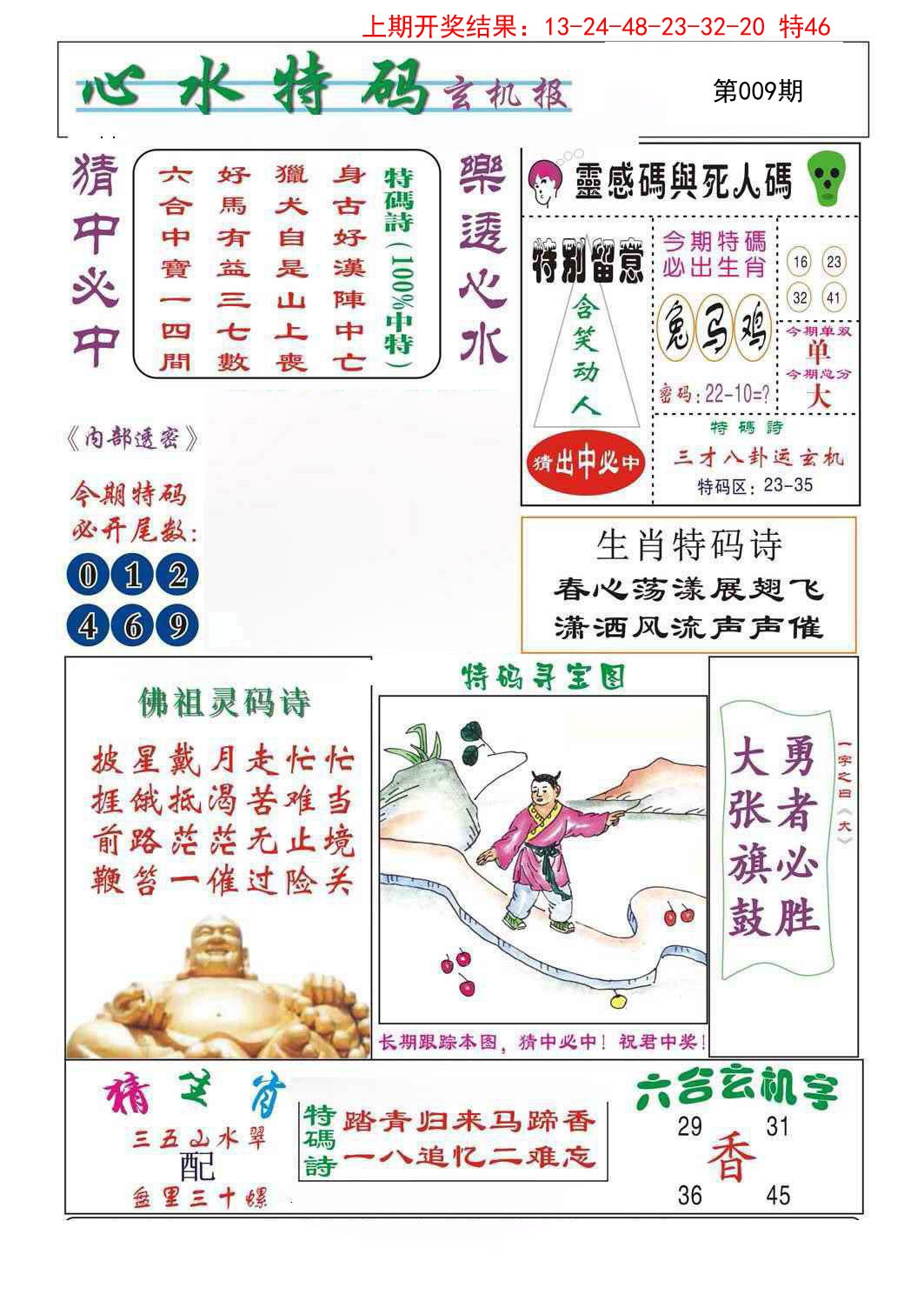 2025009期心水特码