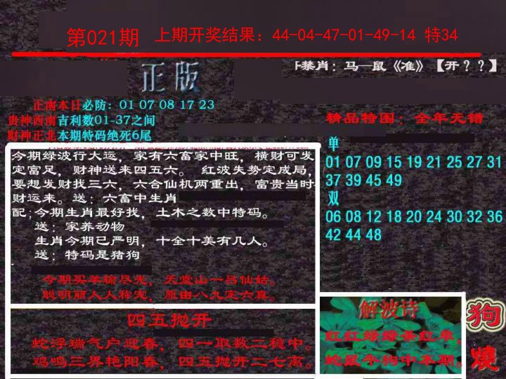 2025021期新港内幕