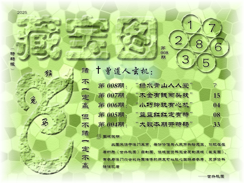 2025008期《藏宝图》