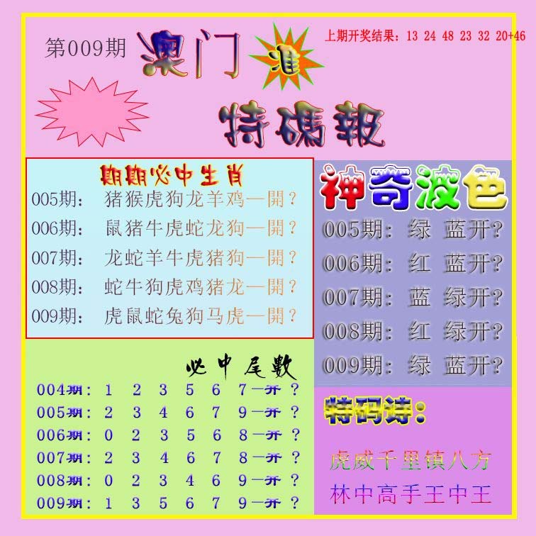 2025009期生财有道特码报