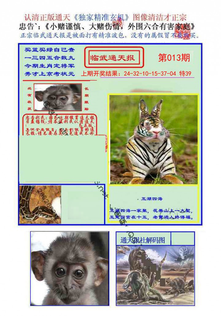 2025013期临武通天报